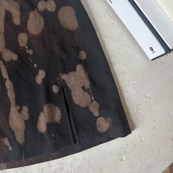 Aritzia Sunday‎ Best Tatiana Skirt High-Waisted Acid Wash Mini Skirt Size 00 - Picture 2 of 7